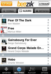 Beezik : tlchargez gratuitement de la musique sur l'iPhone
